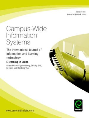 cover image of Campus-Wide Information Systems, Volume 26, Issue 2